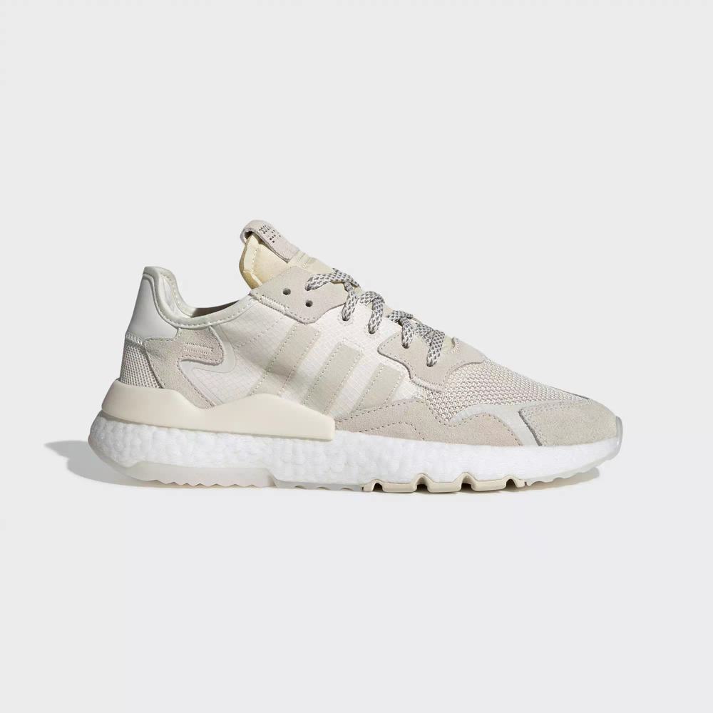 Adidas Nite Jogger Tenis Blancos Para Hombre (MX-71465)